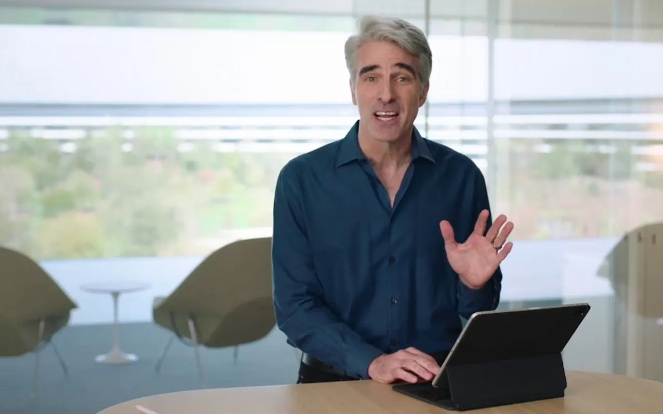 Craig Federighi: l’esperienza del cursore iPad è ispirata ad Apple TV Craig Federighi: l’esperienza del cursore iPad è ispirata ad Apple TV