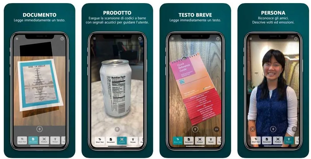 Seeing AI, è un’app di Microsoft per non vedenti Seeing AI, è un’app di Microsoft per non vedenti