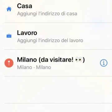 Come rinominare i preferiti nelle Mappe di Apple su iOS 13