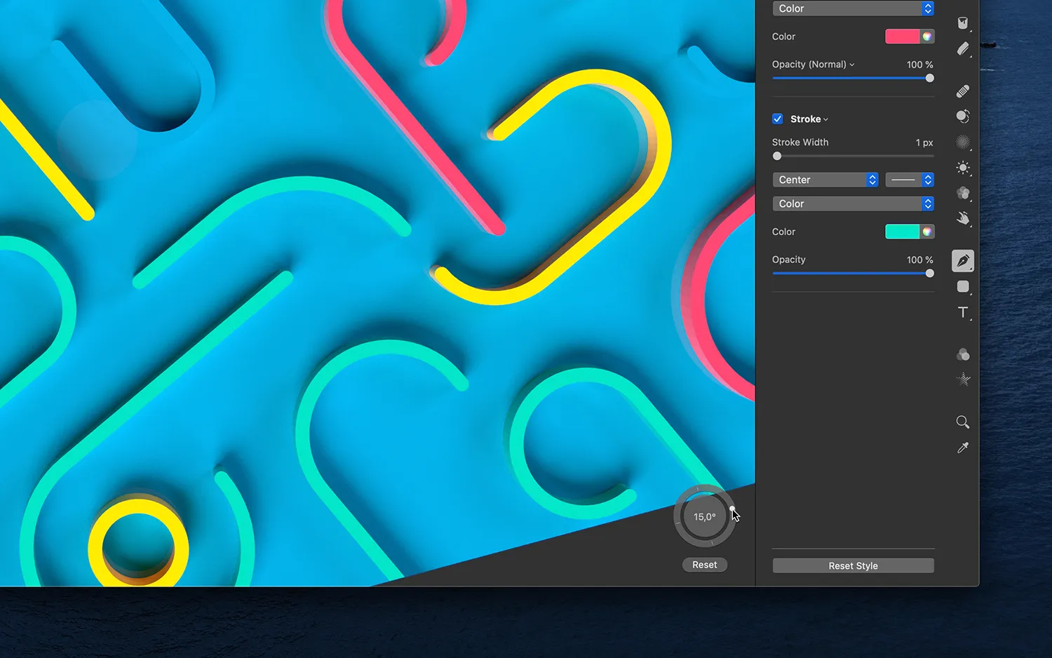 Pixelmator Pro 1.7 ora con testo su un percorso e altre novità