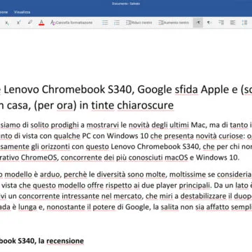 ecensione Lenovo Chromebook S340, è davvero il momento per una scelta così radicale?