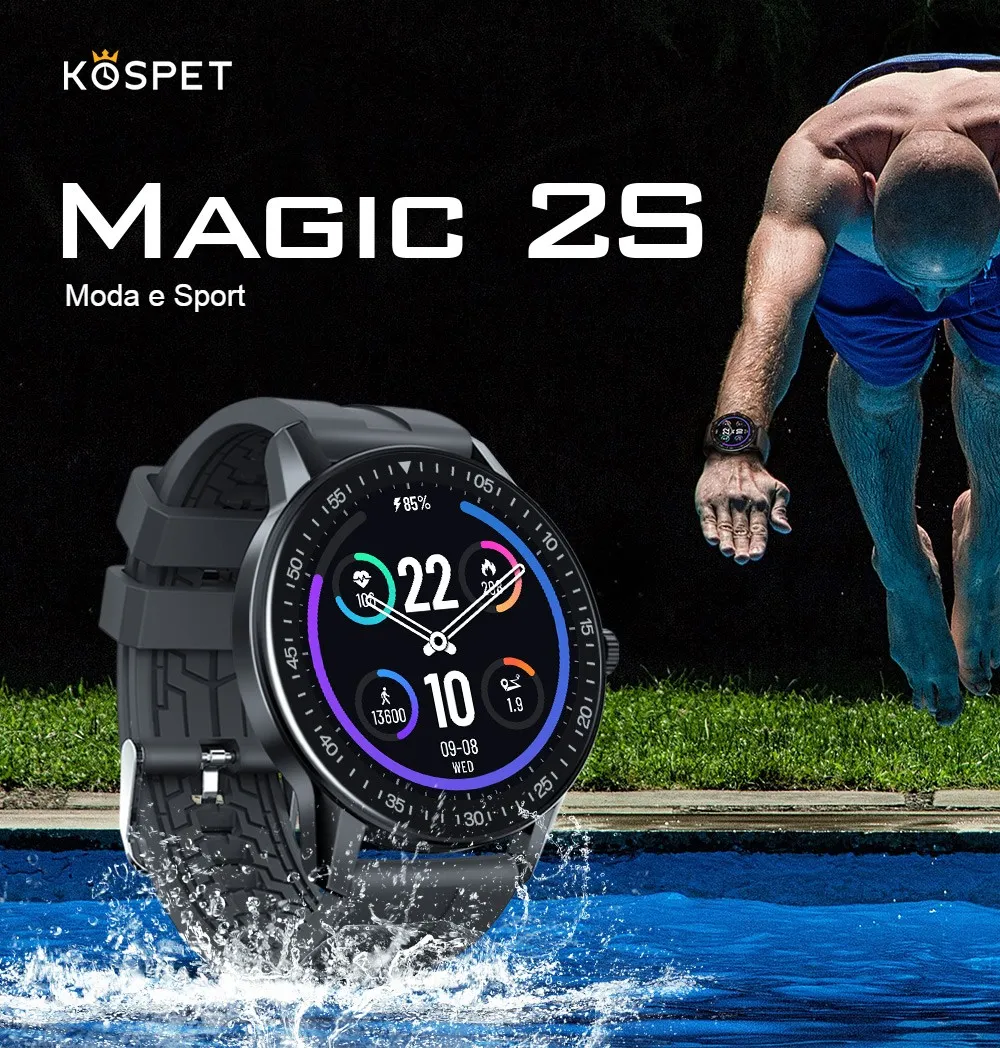 Kospet Magic 2S, poco più di 20 euro per un super smartartwatch elegante e anche sportivo Kospet Magic 2S, poco più di 20 euro per un super smartartwatch elegante e anche sportivo