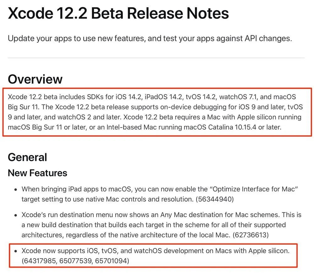 Nella beta di Xcode 12.2 riferimenti a iOS 14.2 e altri sistemi futuri Nella beta di Xcode 12.2 riferimenti a iOS 14.2 e altri sistemi futuri
