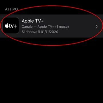 Apple TV+, come annullare l’abbonamento in scadenza
