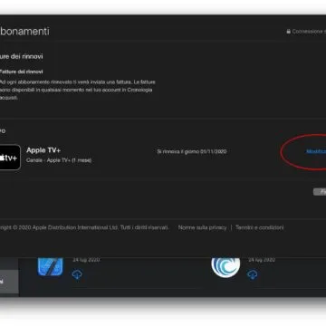 Apple TV+, come annullare l’abbonamento in scadenza