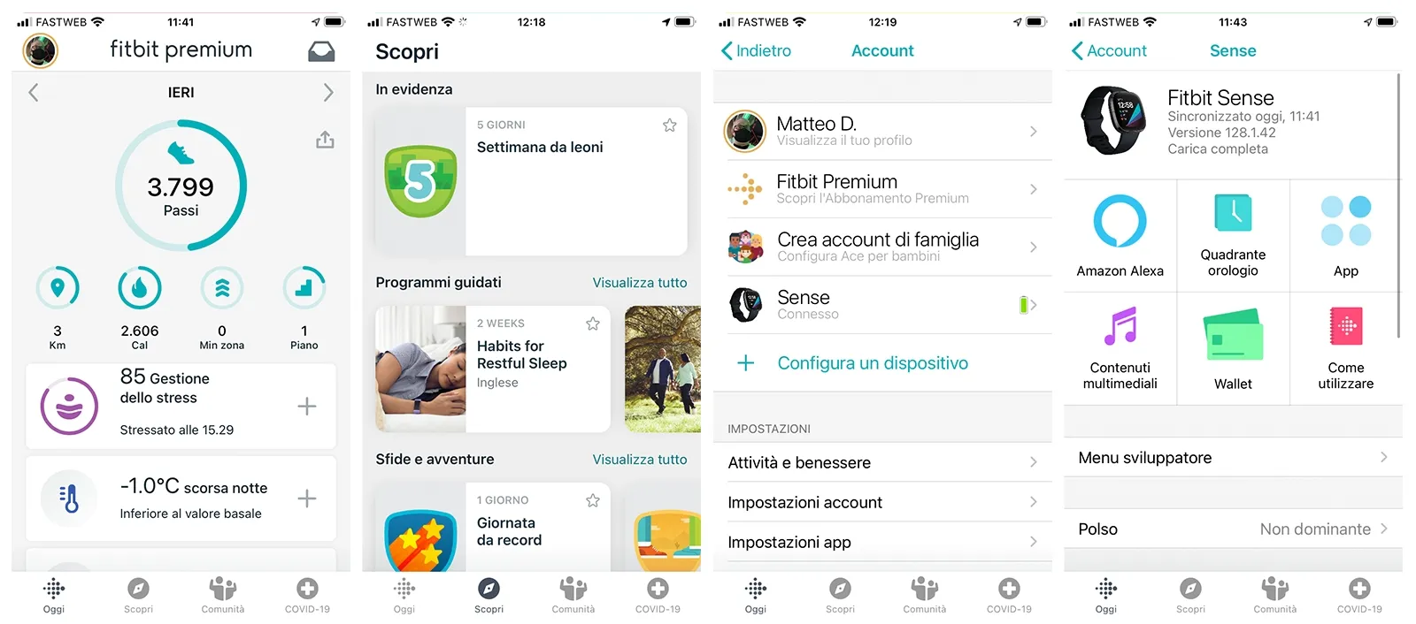 Recensione Fitbit Sense: il centro della salute smart al polso (Premium) Recensione Fitbit Sense: il centro della salute smart al polso (Premium)