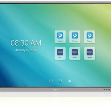 Nuovi monitor Creative Touch Serie 5 di Optoma