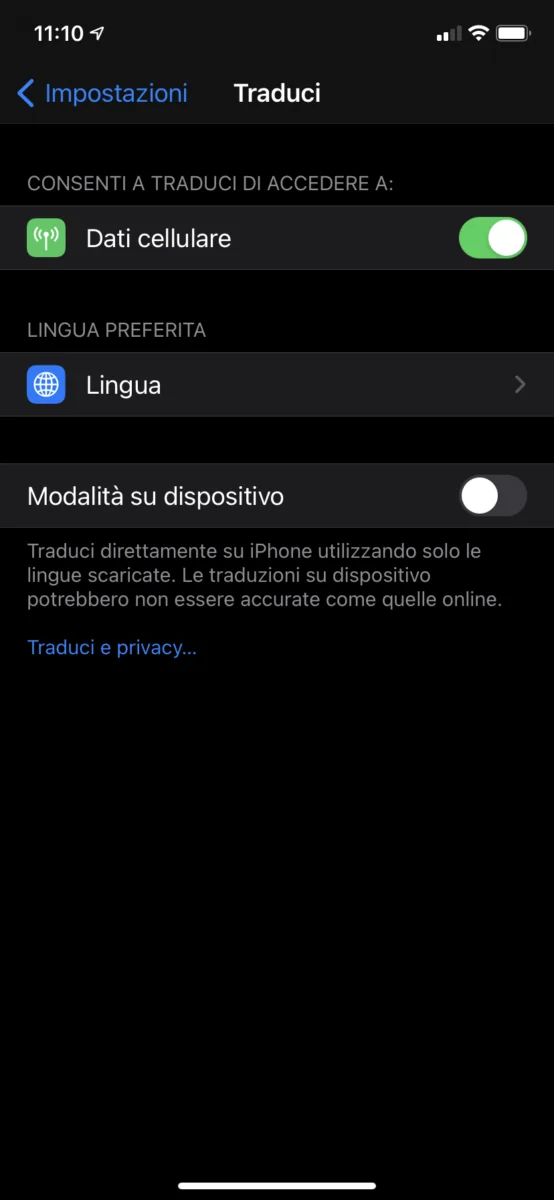 App Traduci, come funziona il traduttore multilingue di iOS 14