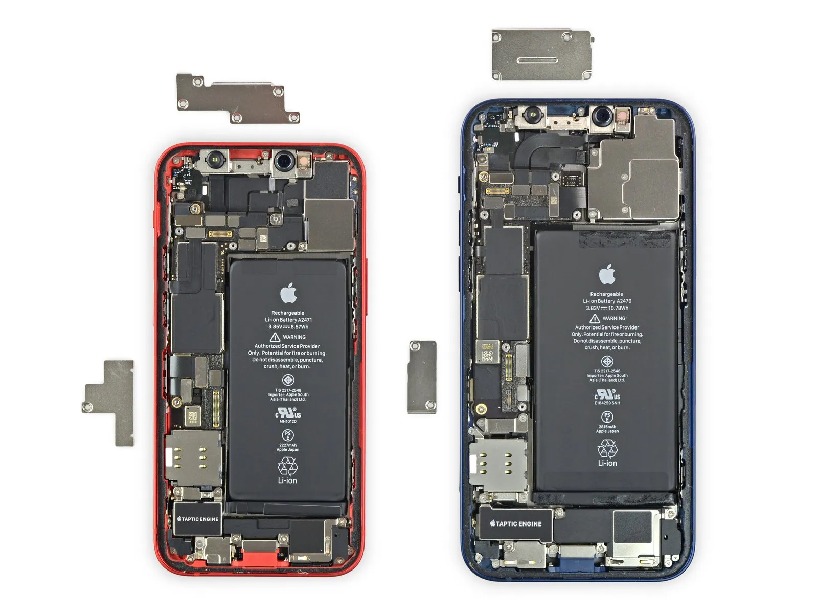 iPhone 12 mini smontato, nessuna sorpresa e batteria da 8.57 Wh