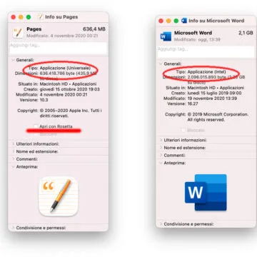 Mac con CPU Apple Silicon, come riconoscere le app ottimizzate
