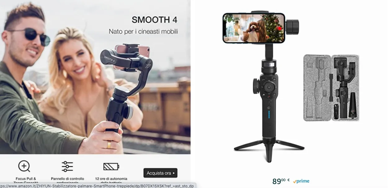 Tutti i gimbal Zhiyun per smartphone e fotocamere in offerta Black Friday prolungata Tutti i gimbal Zhiyun per smartphone e fotocamere in offerta Black Friday prolungata