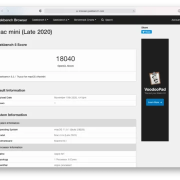 Recensione Mac Mini 2020 con SoC M1: “C’è una tigre nel motore”.