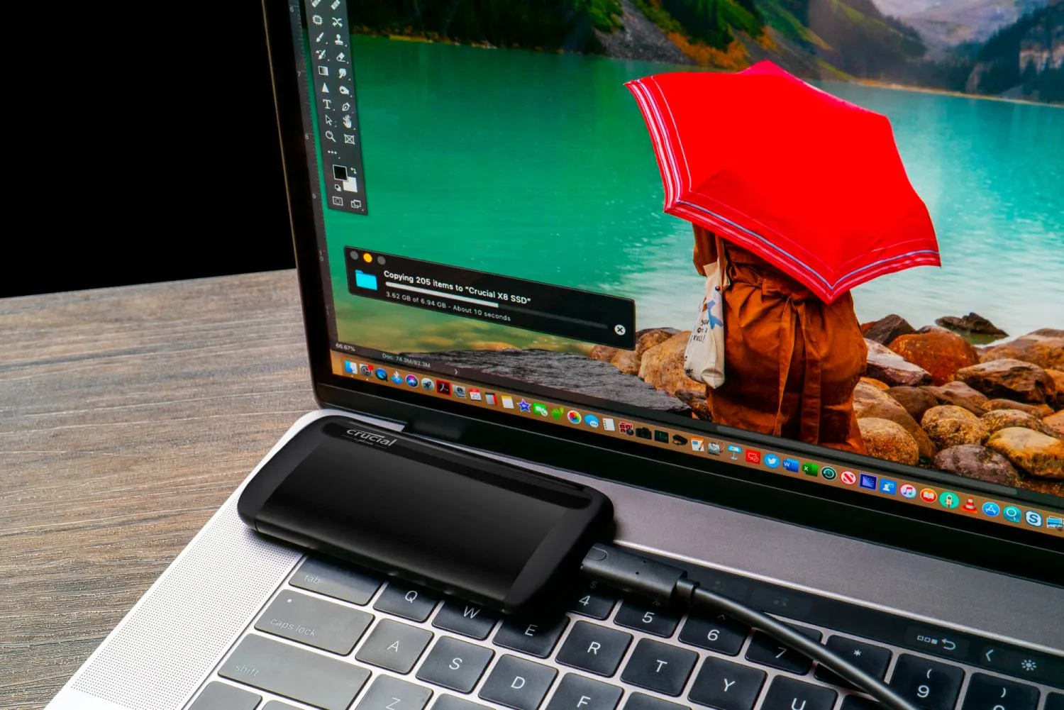 Sconto su disco esterno Crucial superveloce da 1050 MB/s 500GB solo 88,99 €