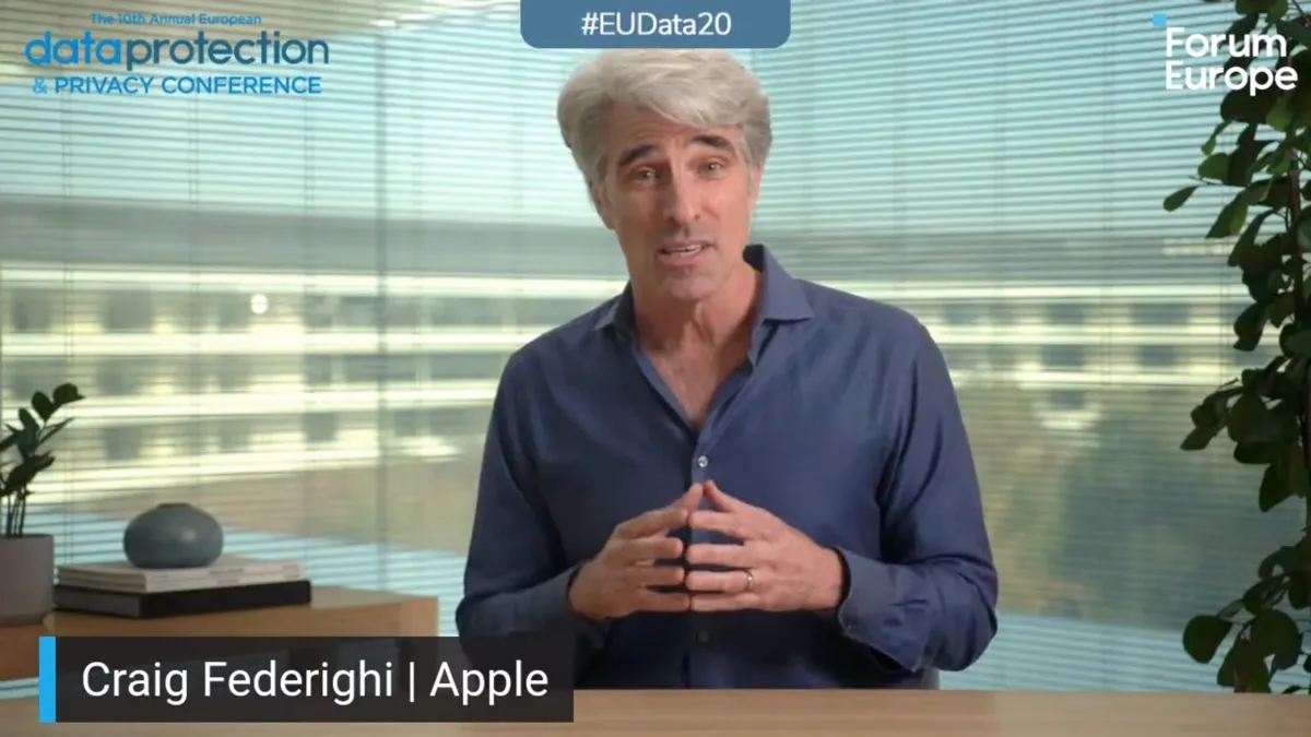 Craig Federighi invita i competitor a copiare Apple sulla privacy Craig Federighi invita i competitor a copiare Apple sulla privacy