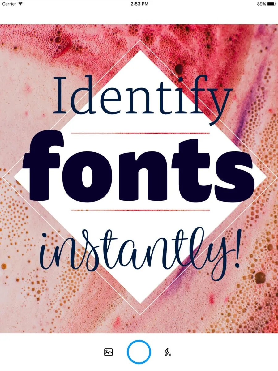 Con l’app di WhatTheFont è facile identificare un font da una foto