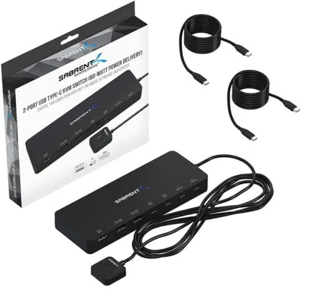 Recensione Sabrent Switch KVM USB Tipo C, controllo hardware di due computer con prestazioni da sogno