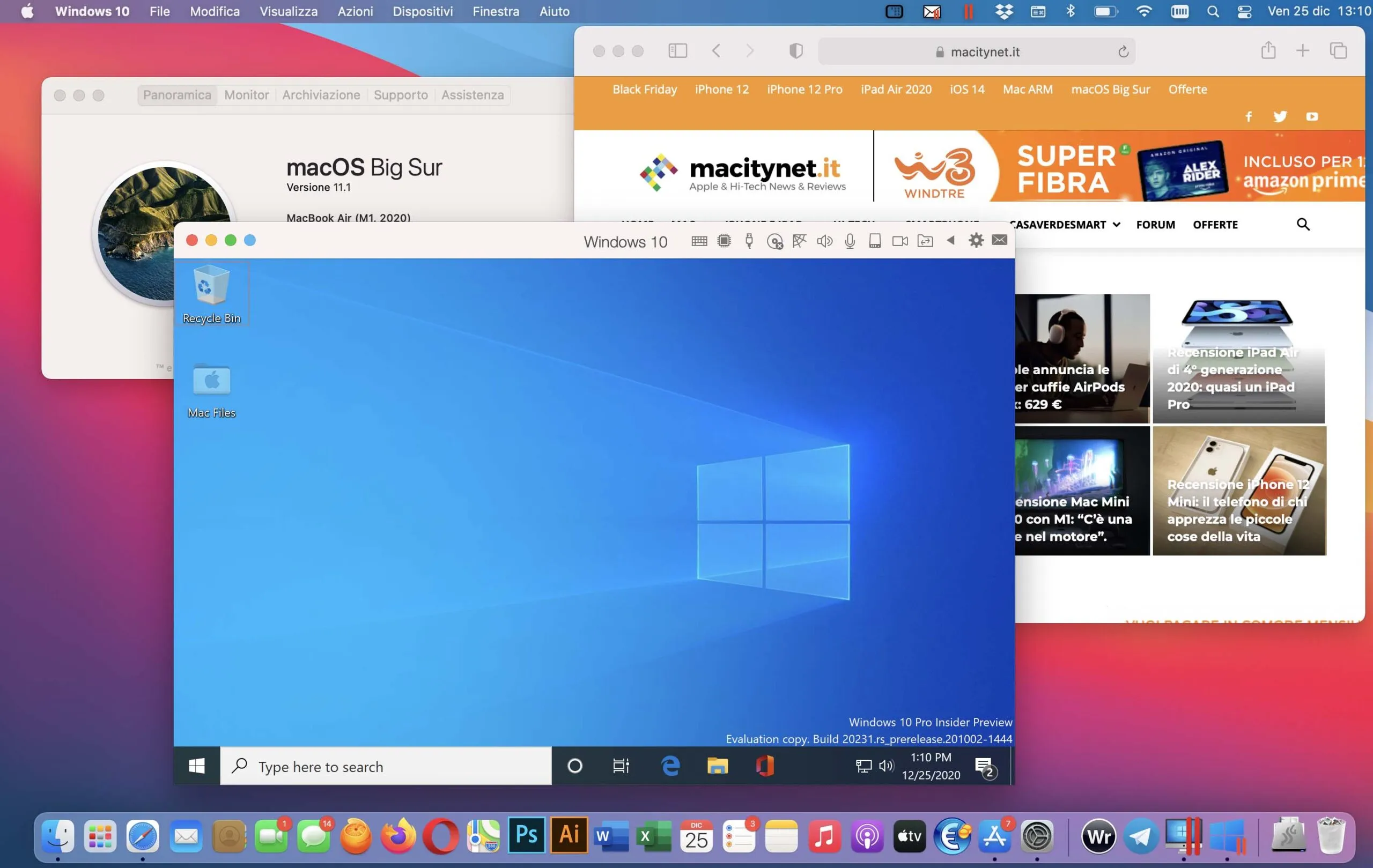 Parallels Desktop, come installare Windows 10 per ARM sui nuovi Mac con CPU M1