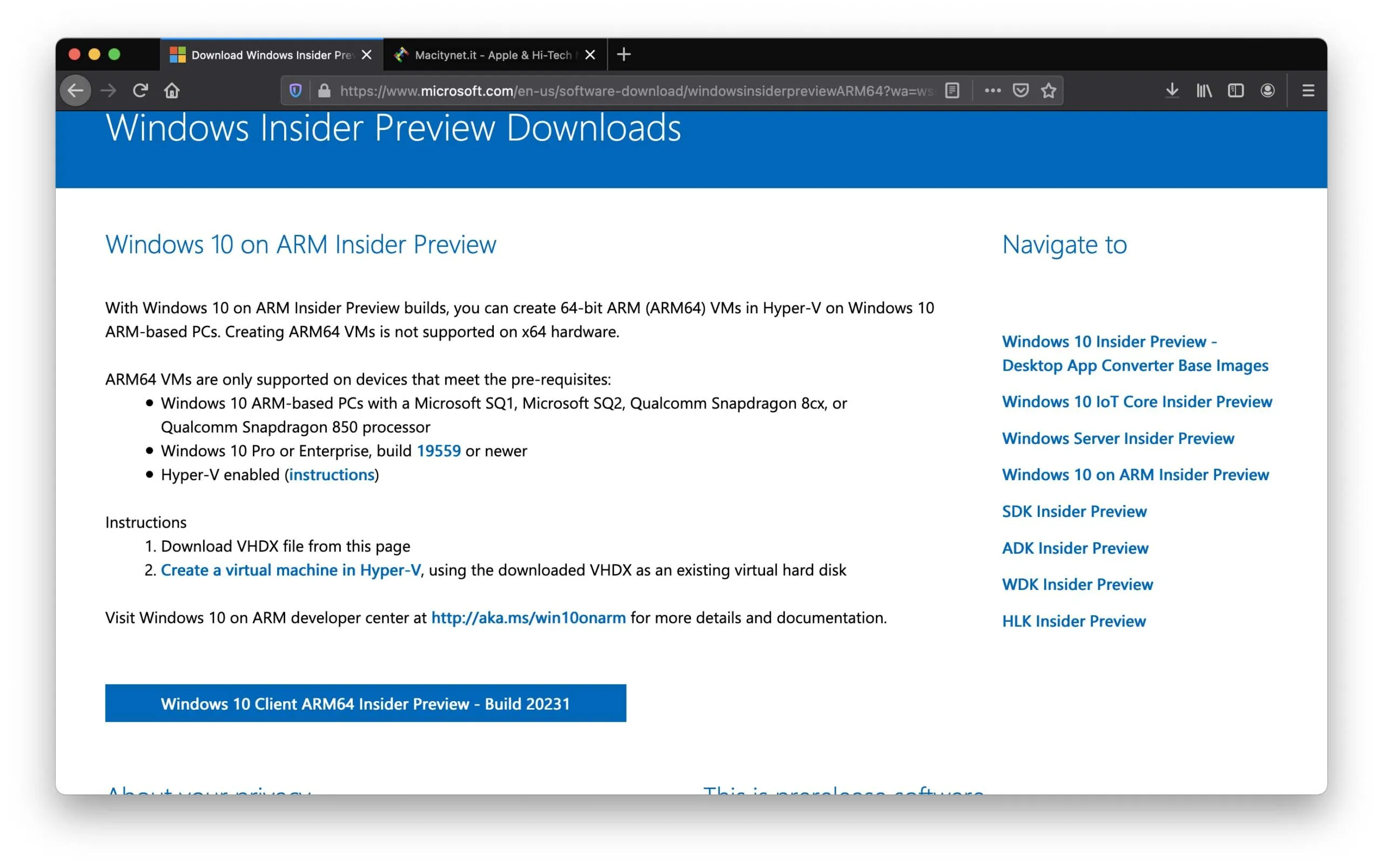 Parallels Desktop, come installare Windows 10 per ARM sui nuovi Mac con CPU M1