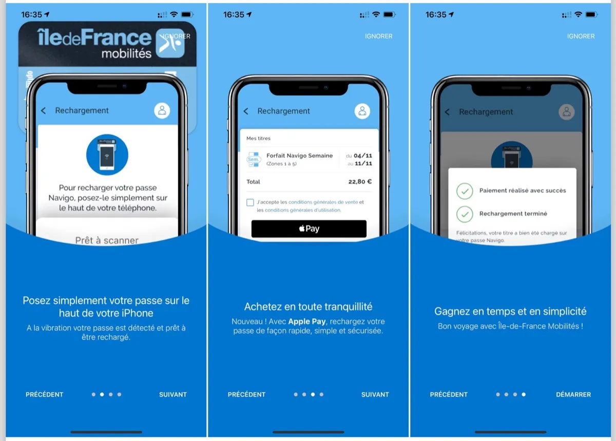 Con iPhone a Parigi si ricarica la tessera metro