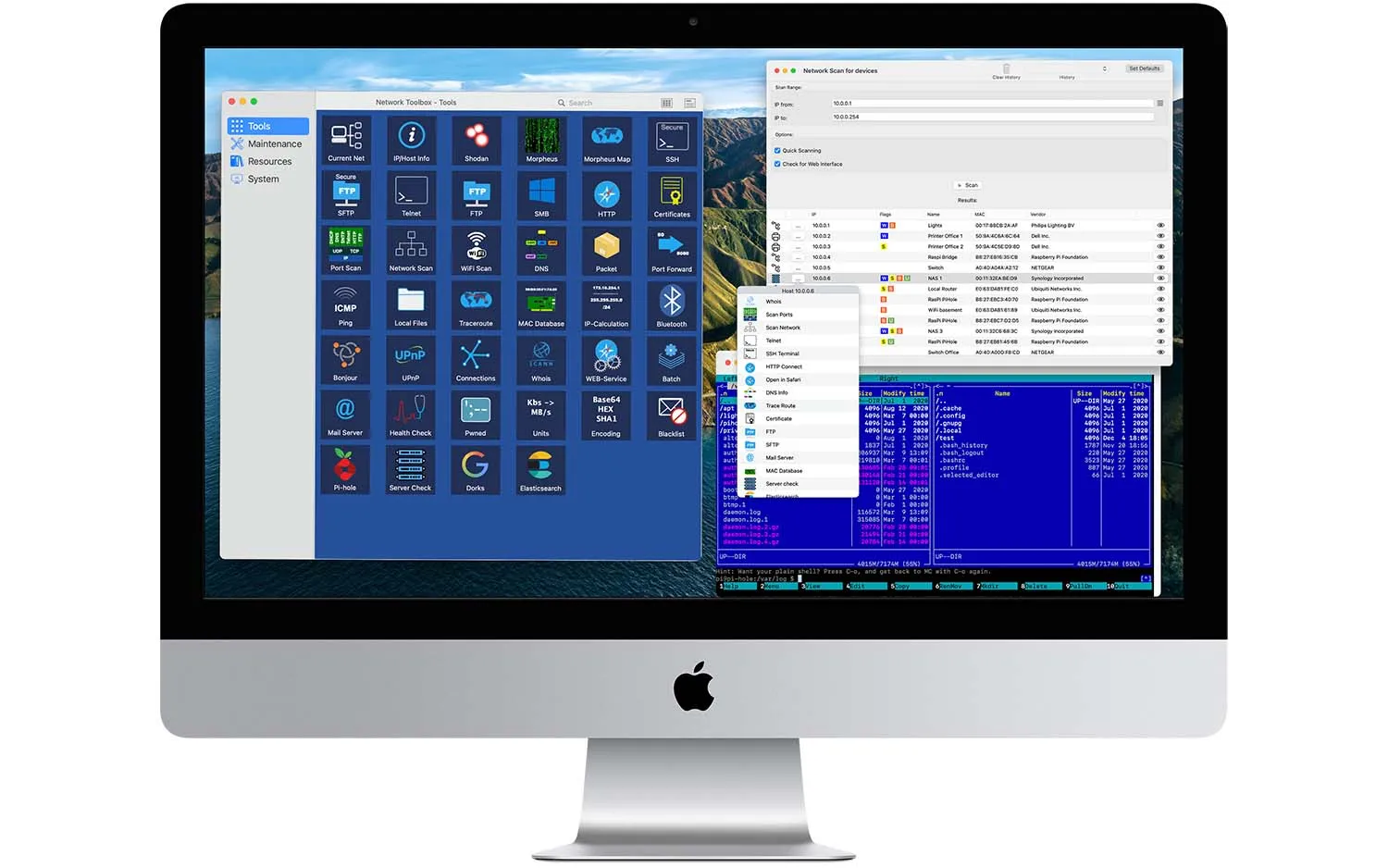 Network Toolbox, raccolta di utility per verifica e gestione reti su Mac