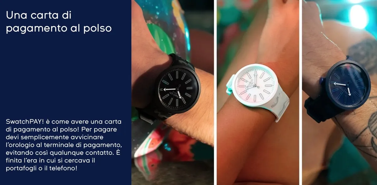 Swatch e Nexi espandono i pagamenti SwatchPAY in Italia Swatch e Nexi espandono i pagamenti SwatchPAY in Italia