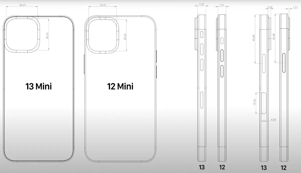 iPhone 13, il blocco fotocamere aumenta dimensioni e spessore iPhone 13, il blocco fotocamere aumenta dimensioni e spessore