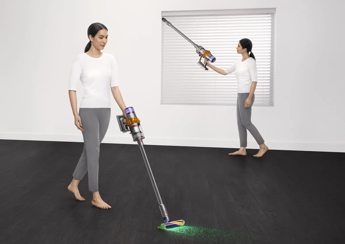 Dyson V15 Detect termina la polvere con tecnologia e laser