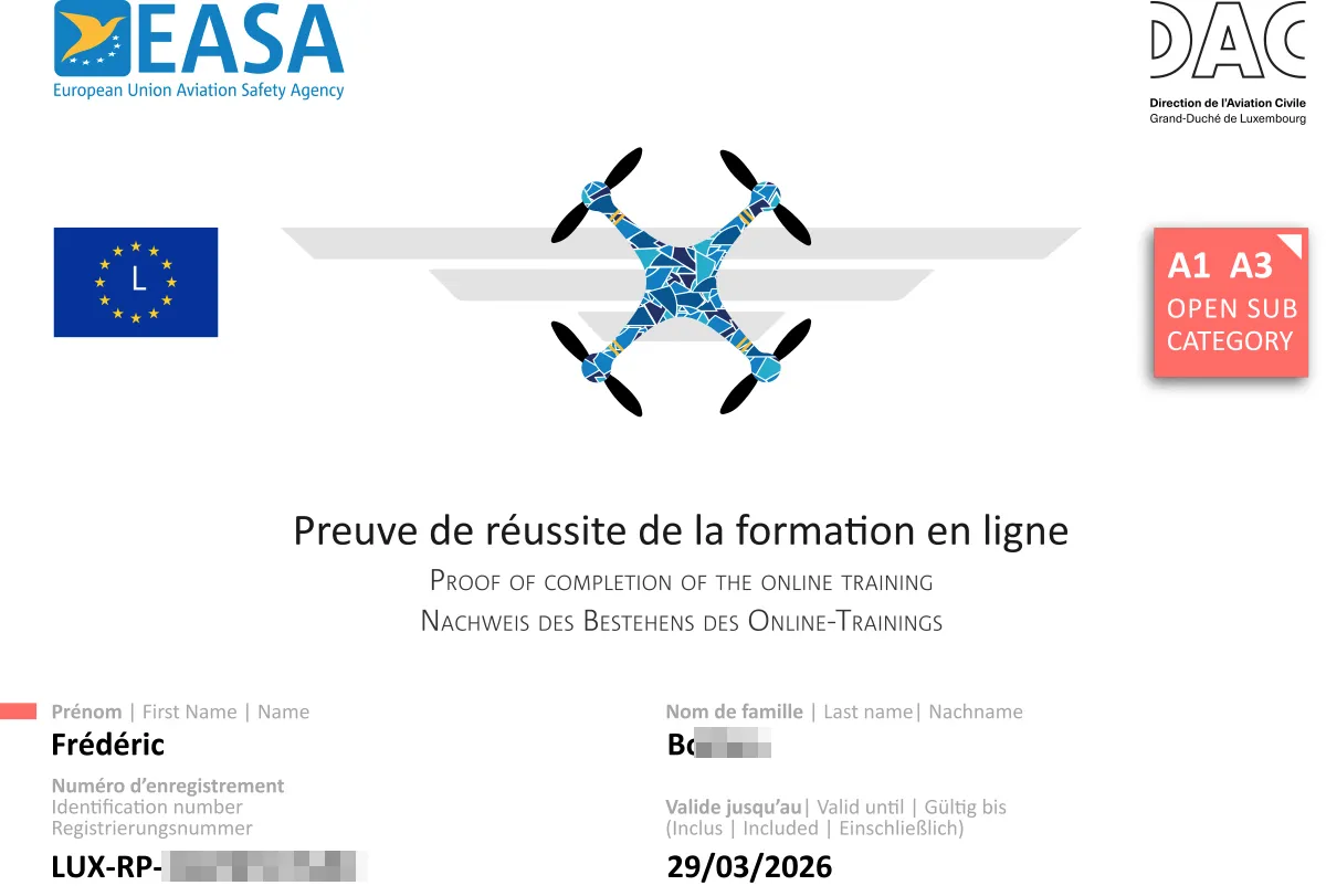 Patentino drone A1/A3, come ottenerlo completamente gratis