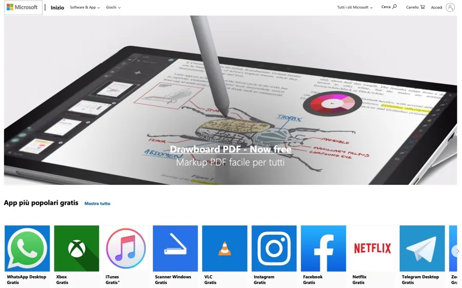 Microsoft mette pressione ad Apple nel caso contro Epic microsoft store giochi PC