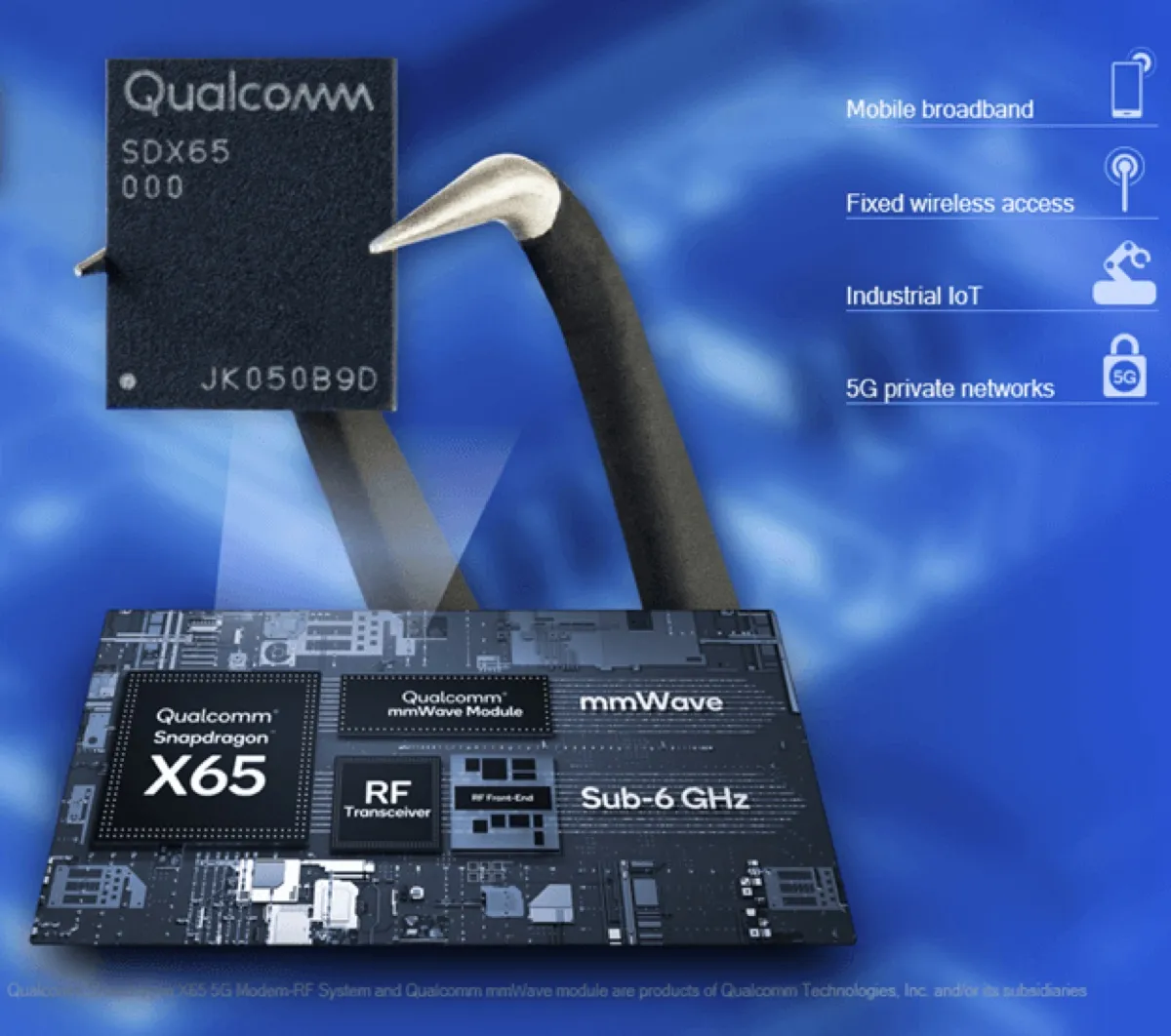 Qualcomm potenzia Snapdragon X65 in vista di iPhone 14