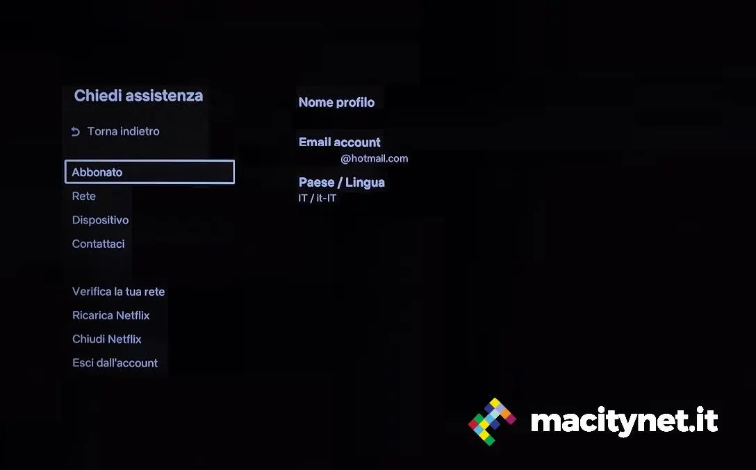 Uscire da Netflix su Smart TV con il menù segreto Uscire da Netflix su Smart TV con il menù segreto