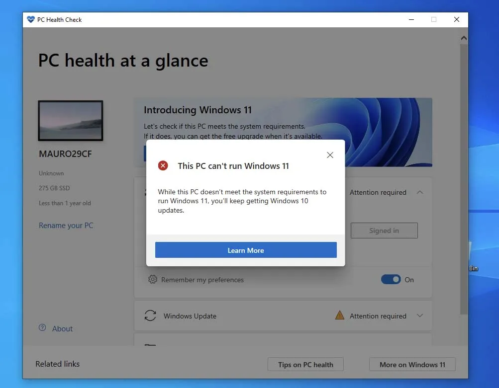 Windows 11 non si potrà installare su tutti i Mac