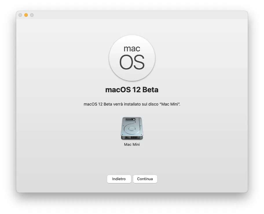 macOS Monterey, come installare la beta su un volume separato