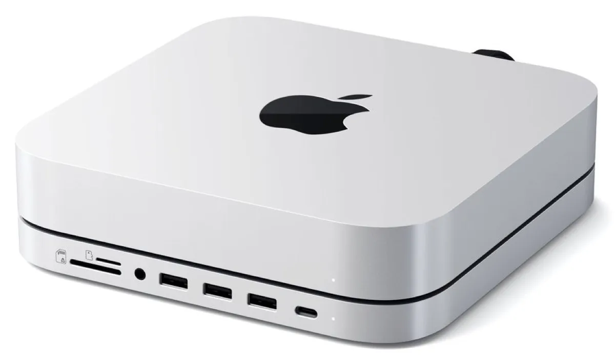 Satechi Supporto e Hub USB-C migliora Mac M1 Satechi Supporto e Hub USB-C migliora Mac M1