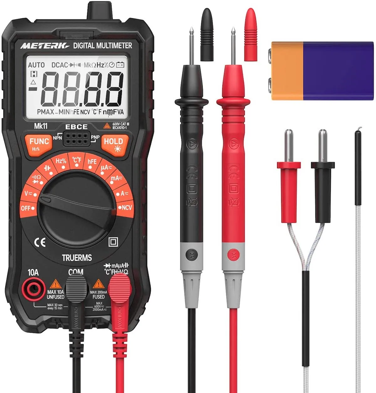 Multimetro Meterk 2000