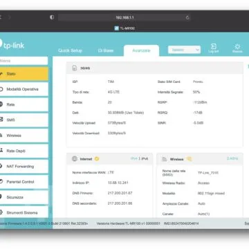 Recensione Tp-Link TL-MR100 router LTE 4G