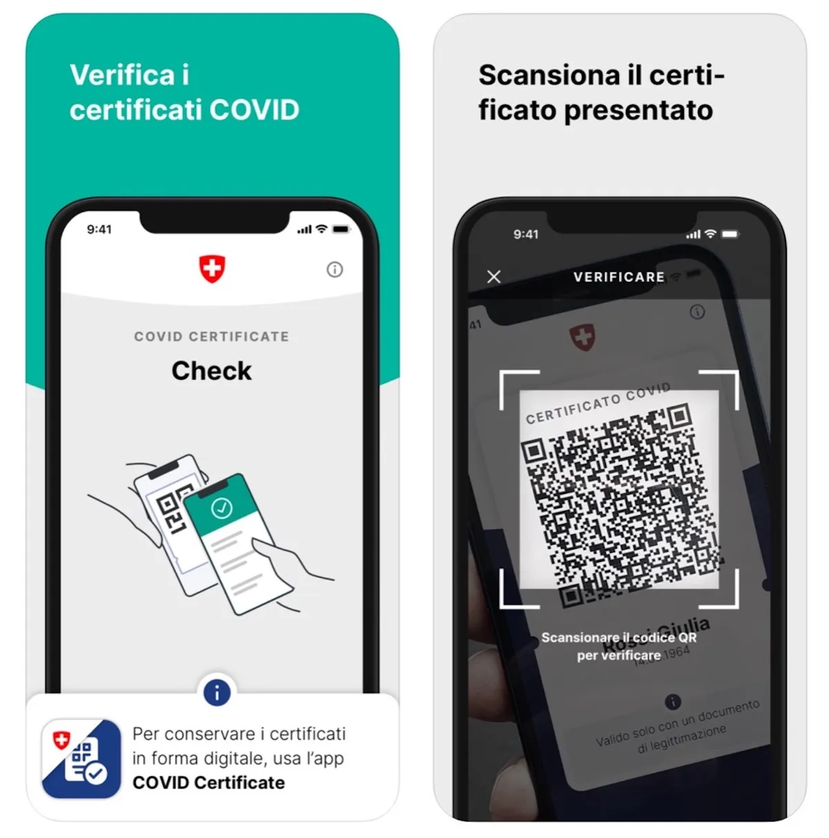 COVID Certificate Check, l’app per verificare il Green Pass in Svizzera COVID Certificate Check, l’app per verificare il Green Pass in Svizzera