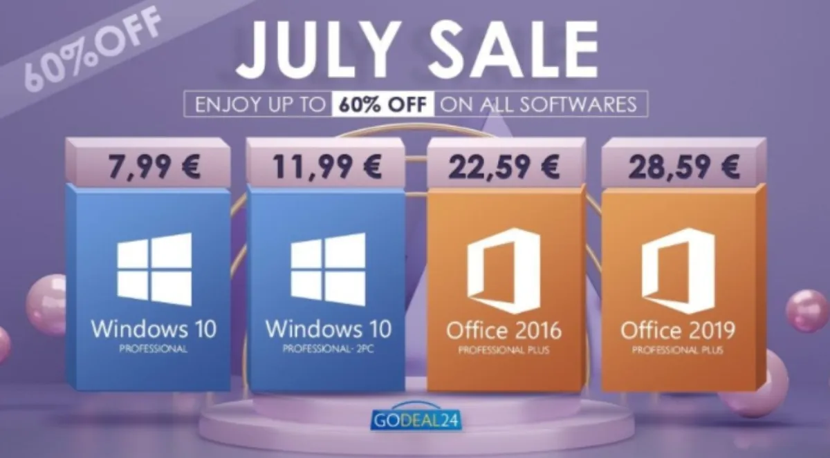 Windows 10 costa solo 6€, Office solo 15€: offerte da non perdere