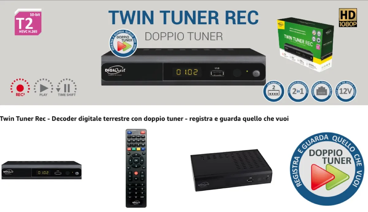 Digiquest twin tuner Digiquest twin tuner