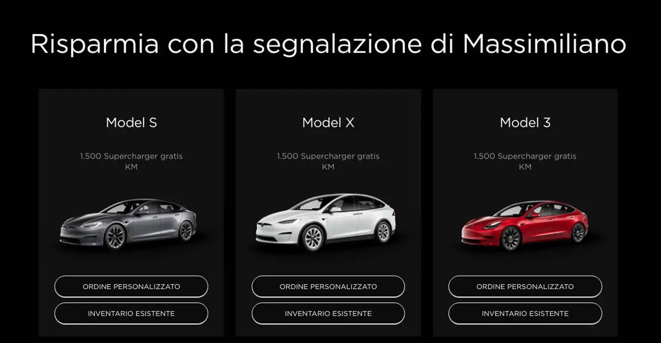 Tesla non offre più il programma di sponsorizzazione in Europa Tesla non offre più il programma di sponsorizzazione in Europa