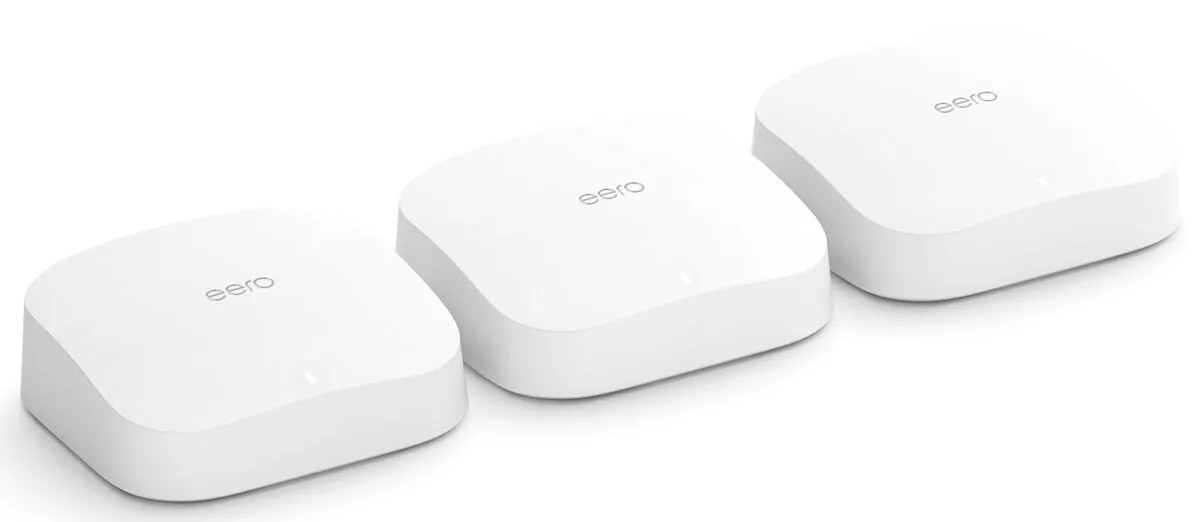 Disponibile eero Pro 6, sistema Wifi mesh con hub per la casa Smart con Zigbee integrato Disponibile eero Pro 6, sistema Wifi mesh con hub per la casa Smart con Zigbee integrato