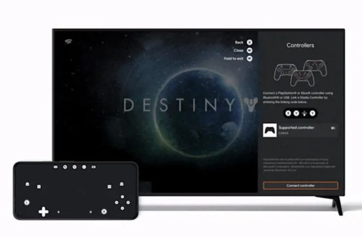 Google Stadia su TV usa lo smartphone come joyopad