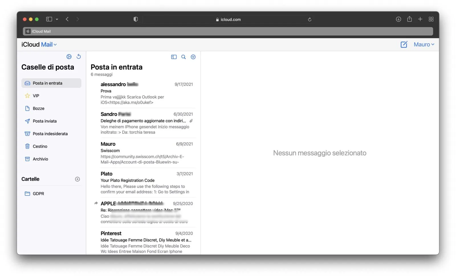 Apple ha aggiornato Mail su iCloud.com Apple ha aggiornato Mail su iCloud.com