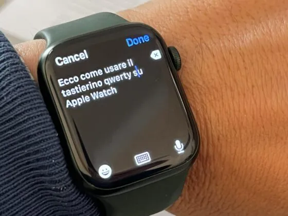 tastierino apple watch 7 1286