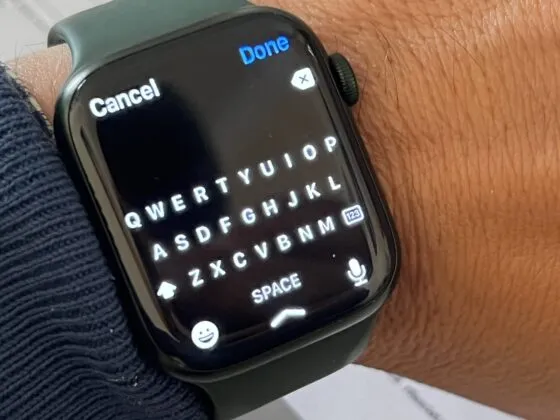 tastierino apple watch 7