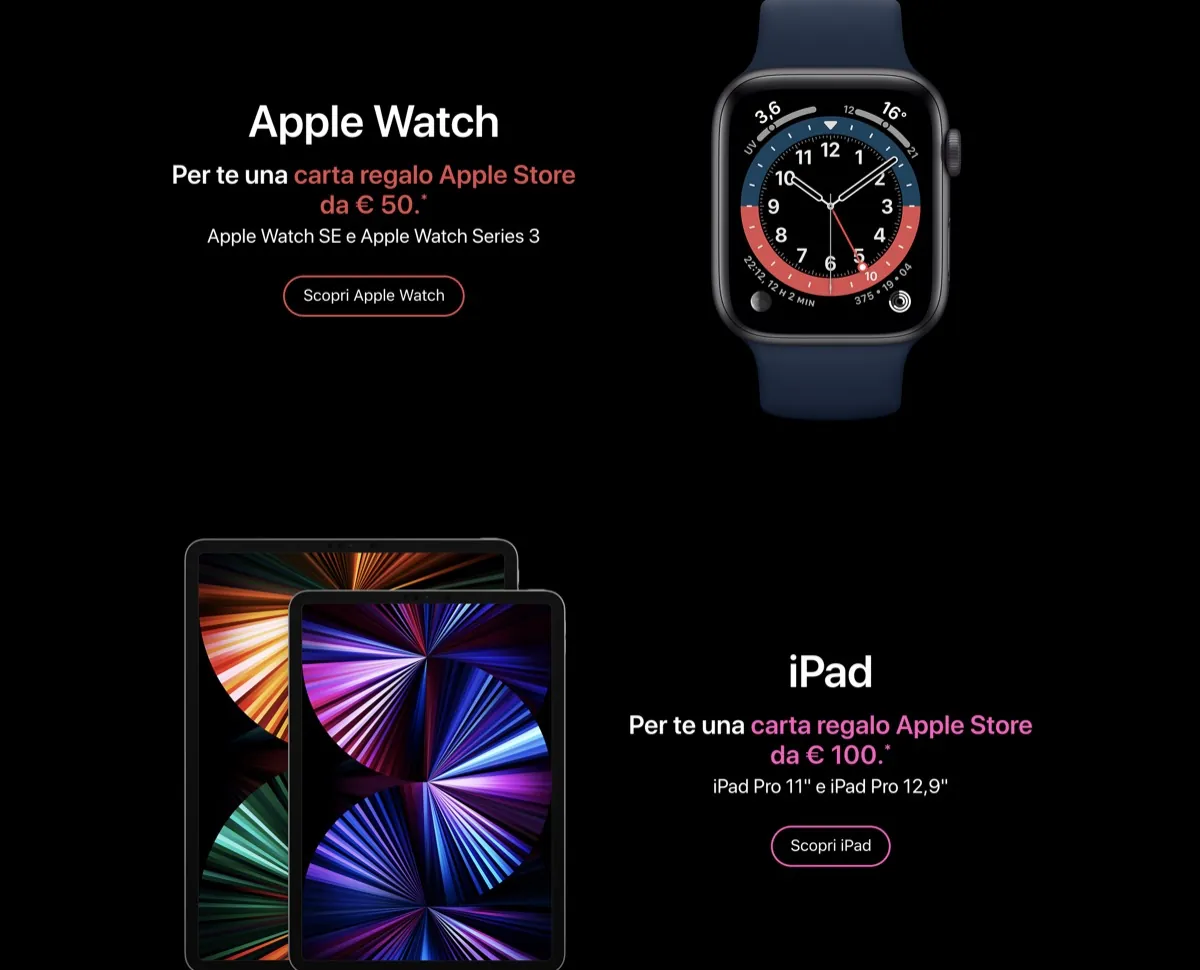Apple, per il Black Friday arrivano carte regalo fino a 200 euro Apple, per il Black Friday arrivano carte regalo fino a 200 euro