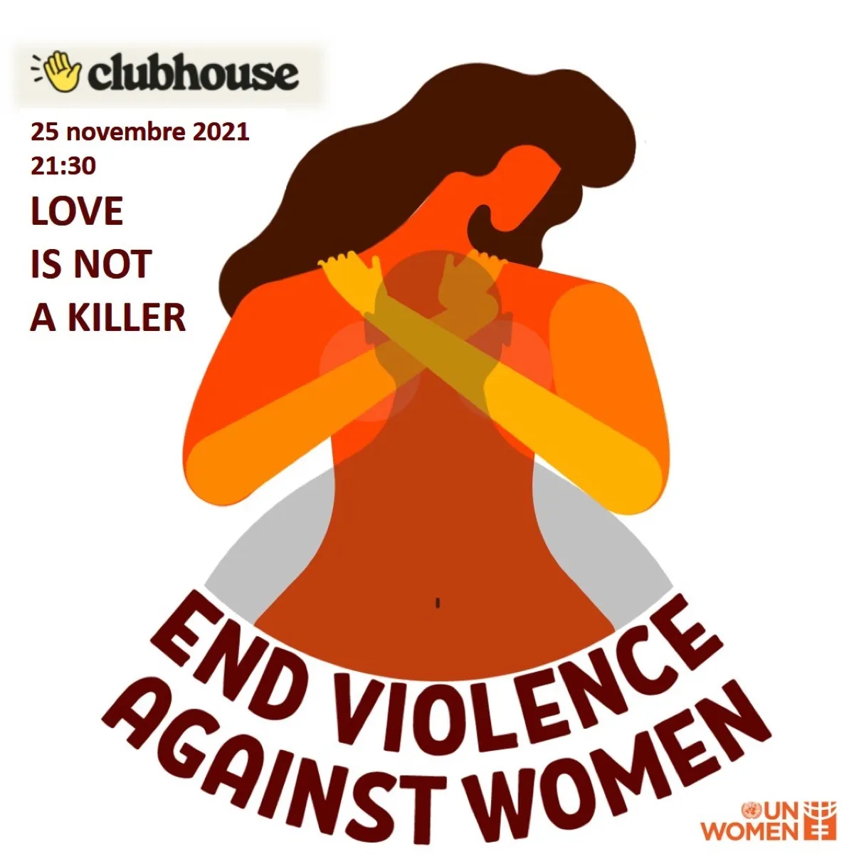 Clubhouse, evento speciale contro la violenza sulle donne Clubhouse, evento speciale contro la violenza sulle donne