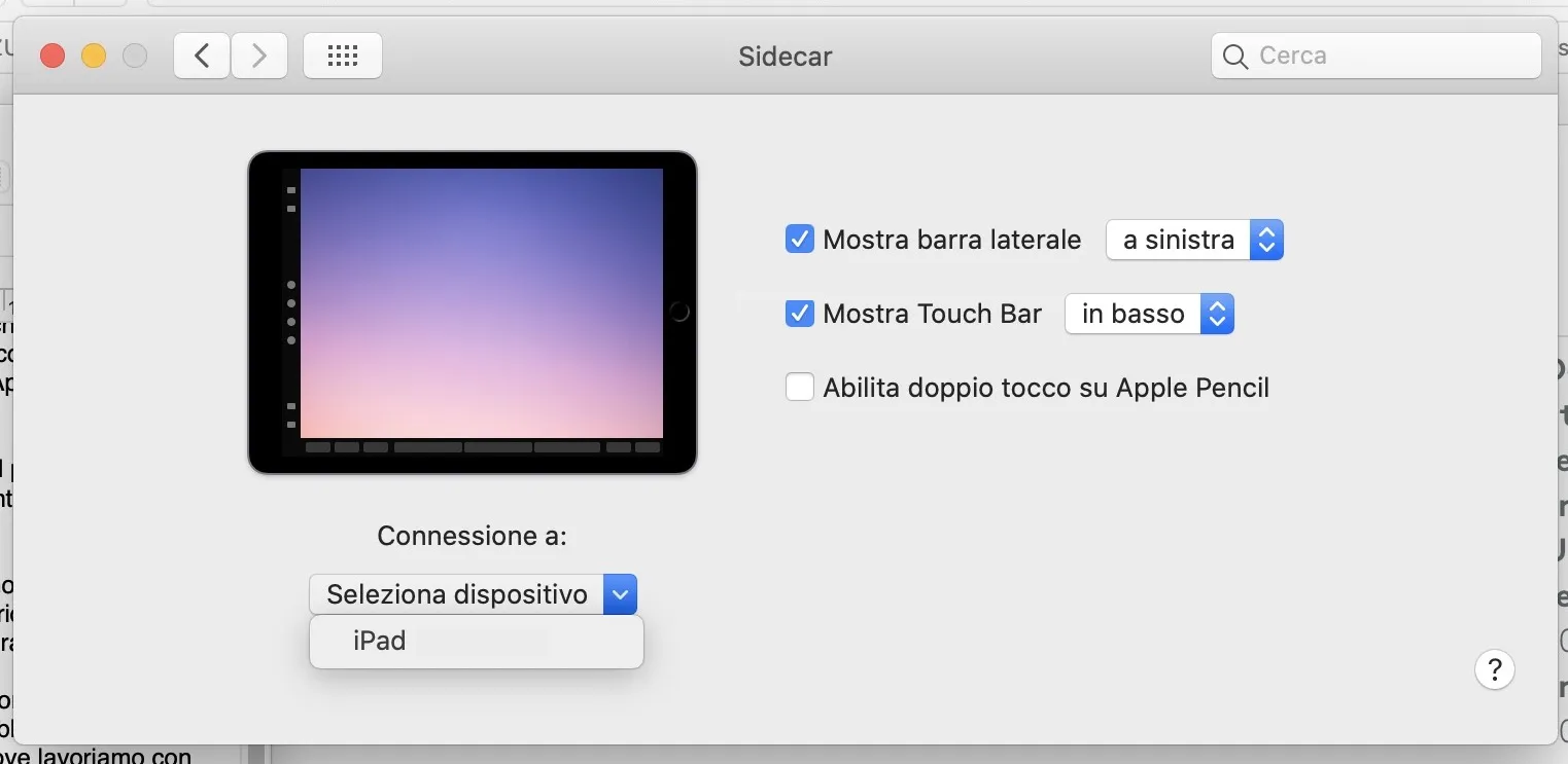 Cosa si può fare con Sidecar, il sistema Apple che collega iPad al Mac