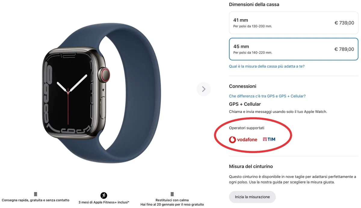 Apple Watch Cellular ora funziona con TIM One Number Apple Watch Cellular ora funziona con TIM One Number