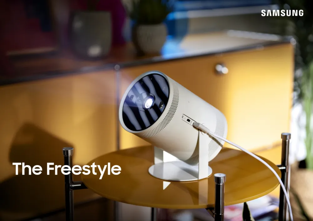 Samsung “The Freestyle” è il proiettore da portare sempre con sé
